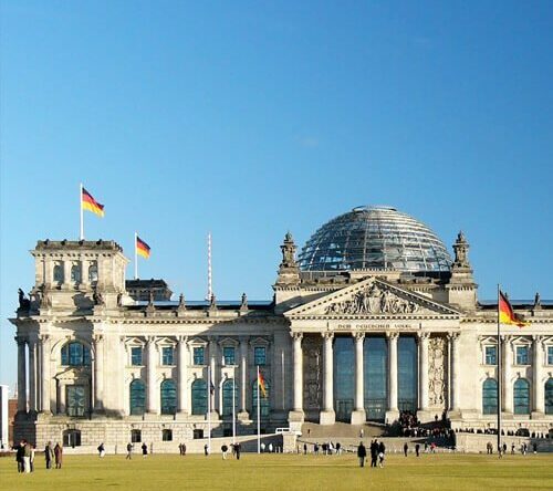 Reichstagsgebäude in Berlin