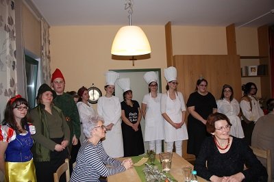 Gruppenfoto beim Märchendinner