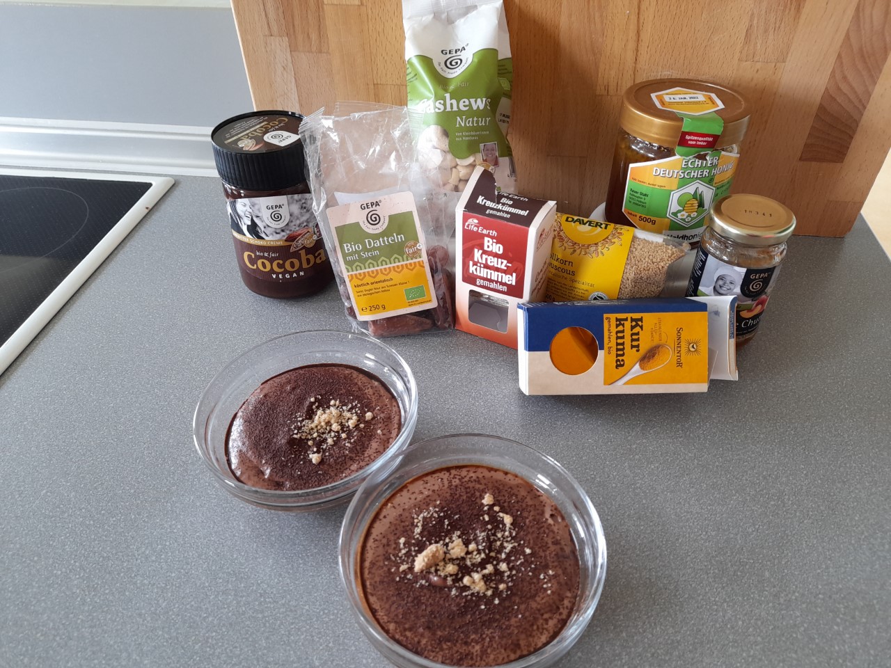 Couscous-Pfanne und Bananen-Tiramisu