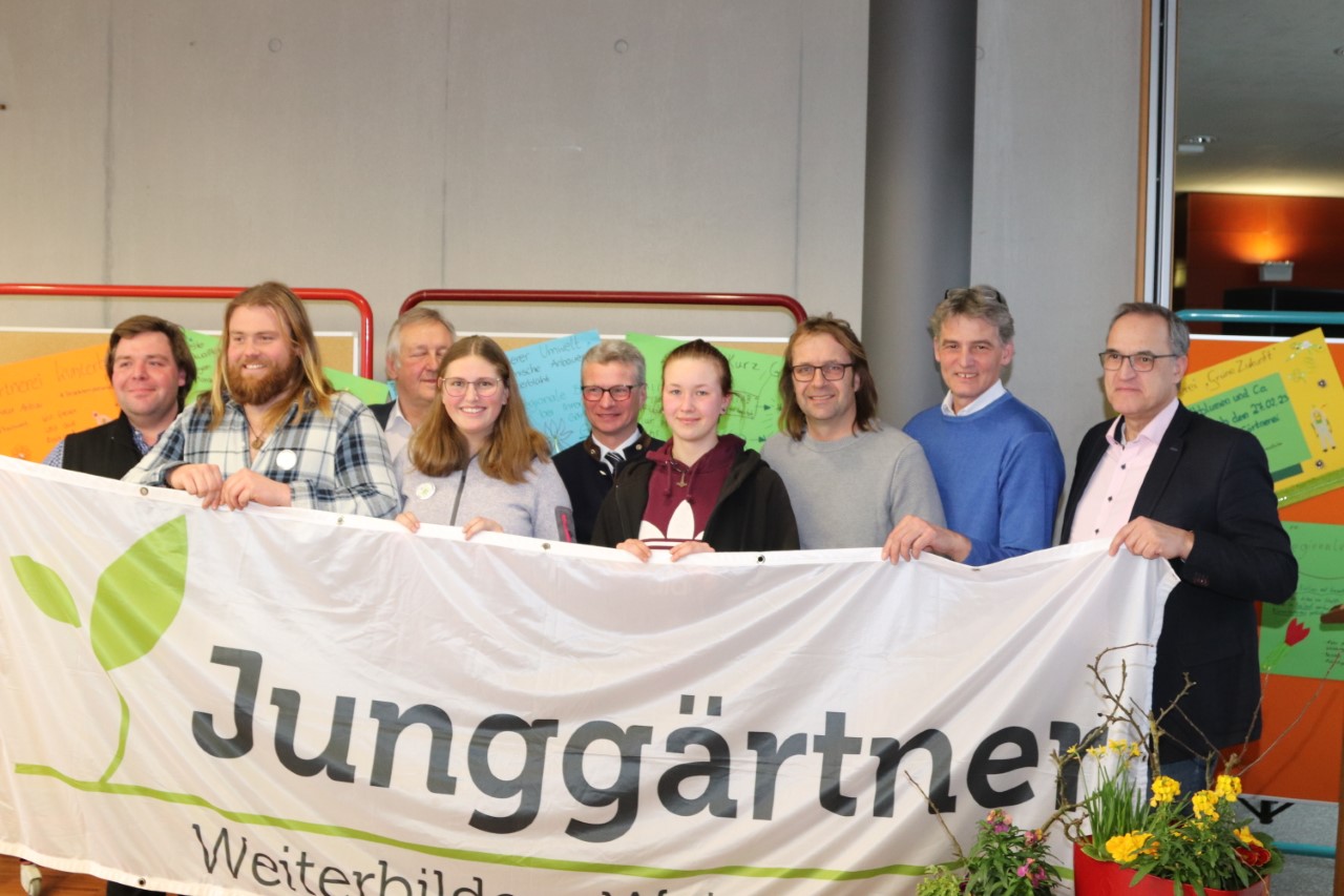 Berufswettbewerb für unsere Gärtnerinnen und Gärtner an der Berufsschule St. Erhard in Plattling!