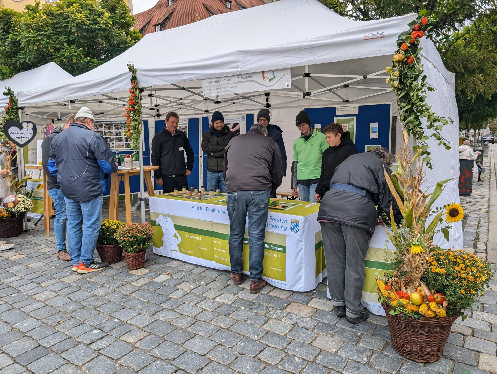 Schrannenmarkt in Straubing – wir Landwirte waren dabei!