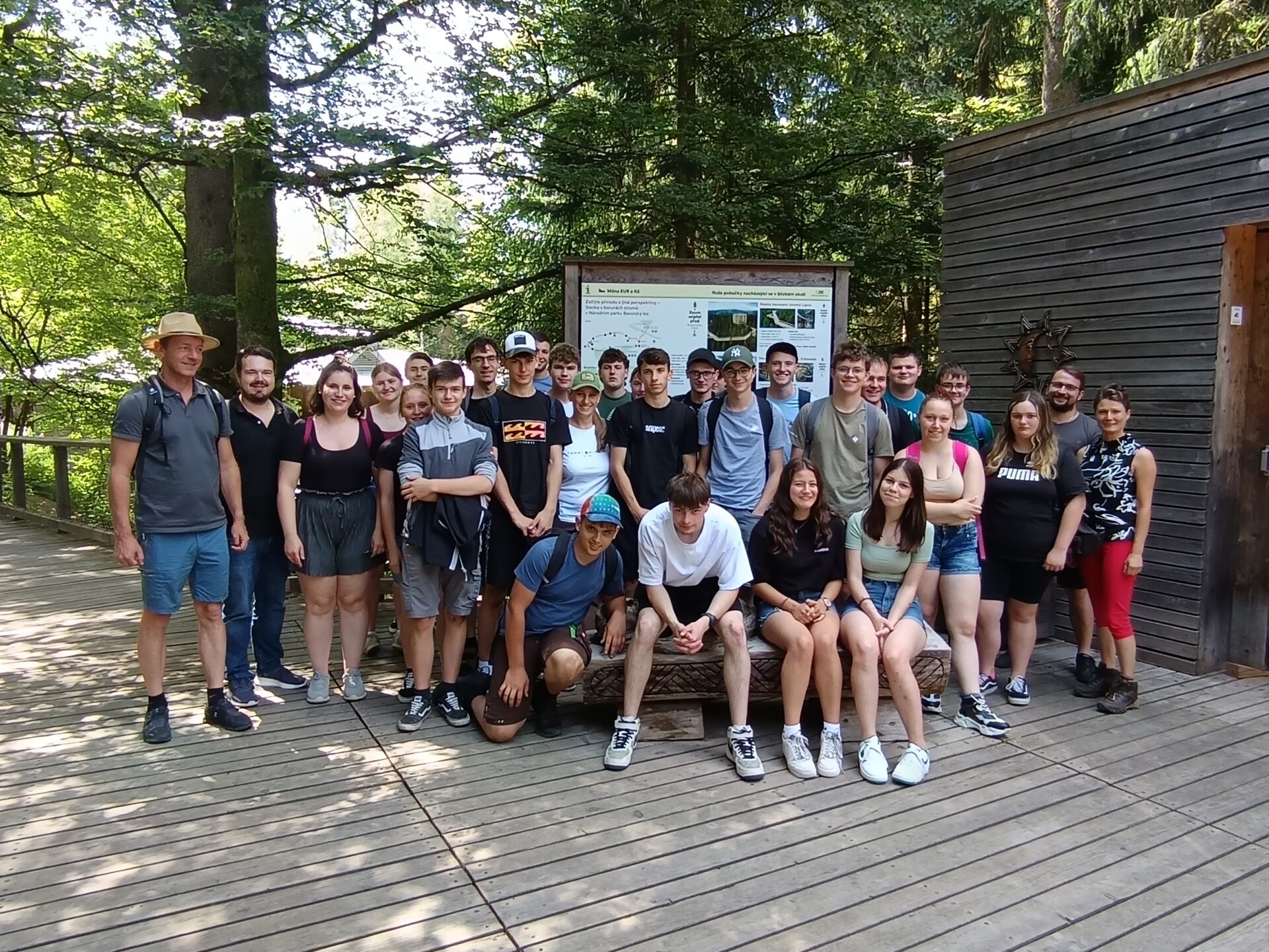 Besuch im Nationalpark Bayerischer Wald der Klasse LW10