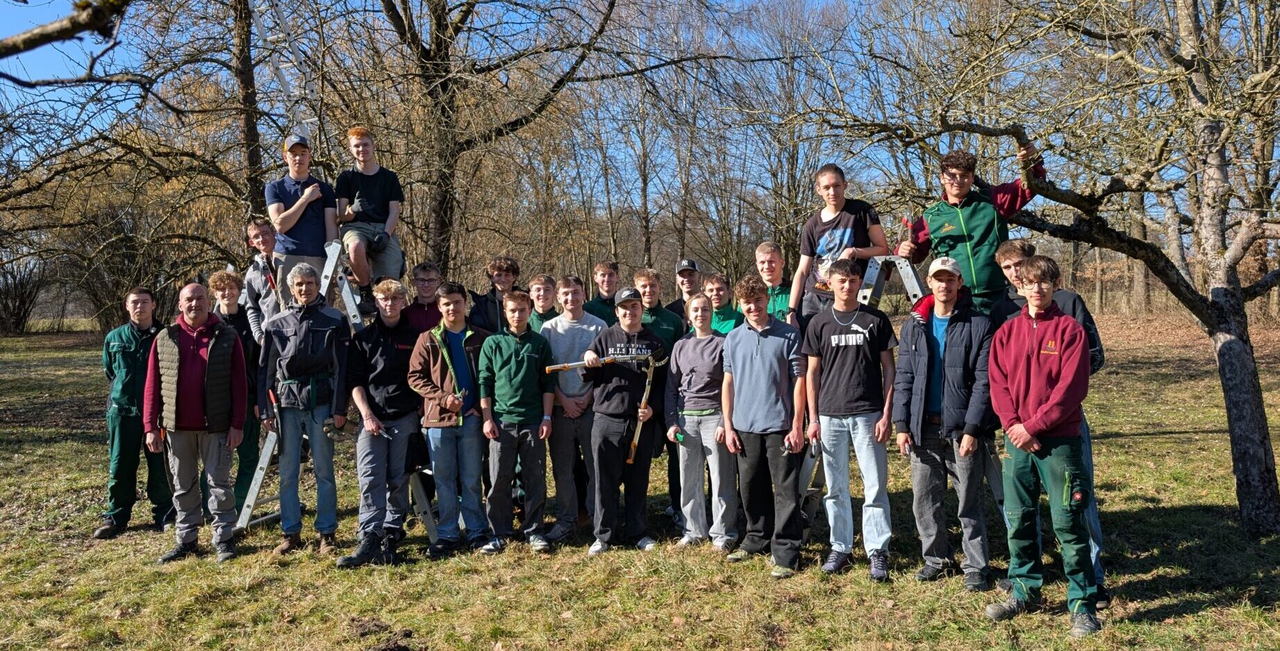 Obstbaumschnittkurs für angehende Landschaftsgärtnerinnen und Gärtner!